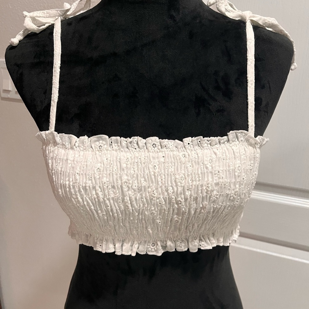 Juniors' Ruffle-Edge Tube Top